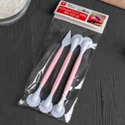 Набор для моделирования кондитерских украшений 3 шт (1 шт - 17 см) Изображение Набор для моделирования кондитерских украшений 3 шт (1 шт - 17 см)